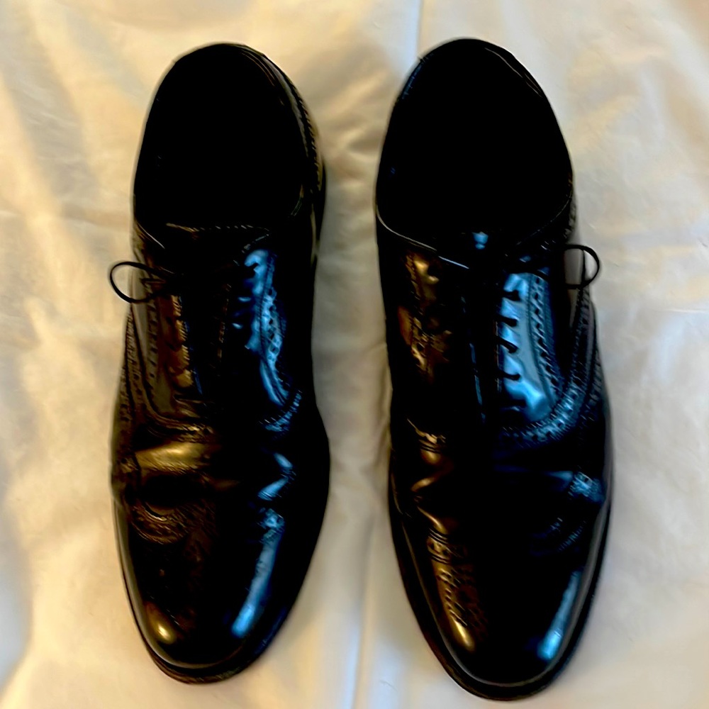 Florsheim Kenmoor Wingtip Oxford Black Size 10D